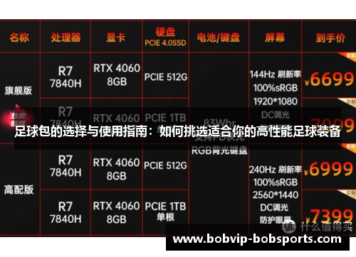 足球包的选择与使用指南：如何挑选适合你的高性能足球装备
